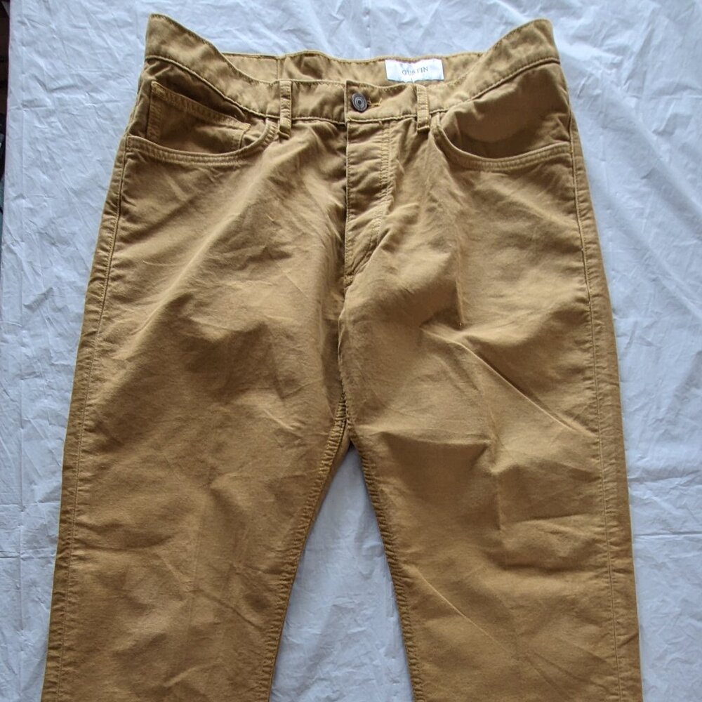 Gustin #72 Moleskin Stretch 5 Pocket Gold Khaki 34"/27"